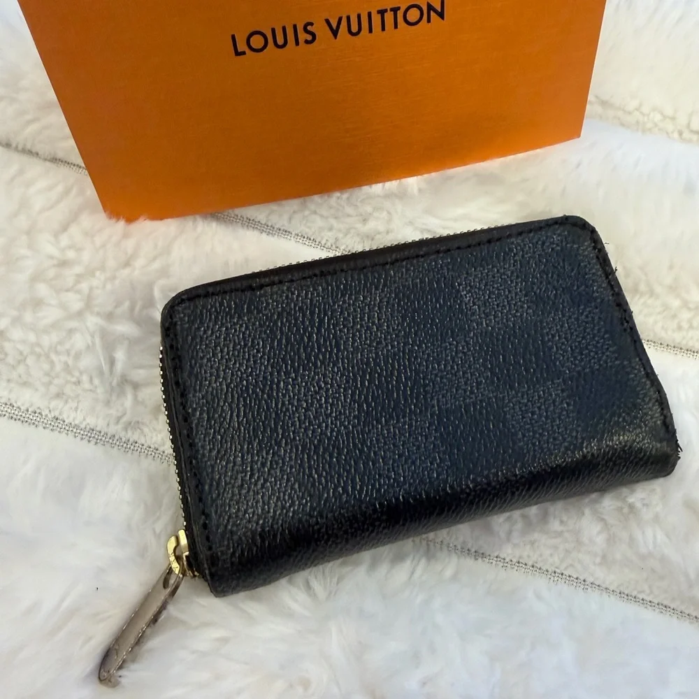 LOUIS VUITTON Damier Graphite coin purse Wallet Case /card holder « Authentic